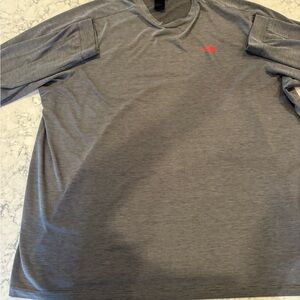 The North Face Men's Long Sleeve Gray Vaporwick Tee Size 3XL